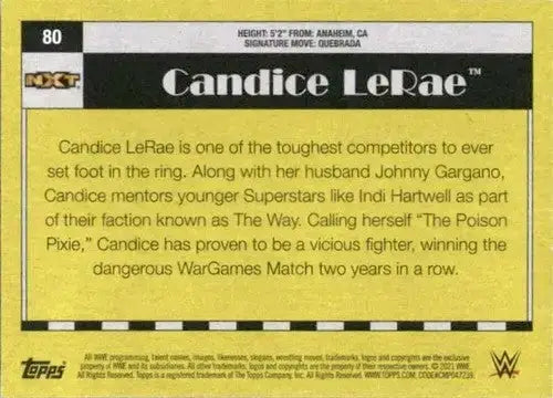 2021 Topps Heritage #80 Candice LeRae NM-MT - Baseball Card Single
