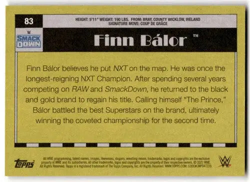 2021 Topps Heritage #83 Finn Blor NM-MT - Baseball Card Single