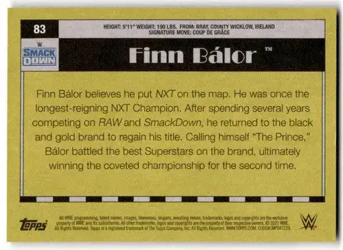 2021 Topps Heritage #83 Finn Blor NM-MT - Baseball Card Single