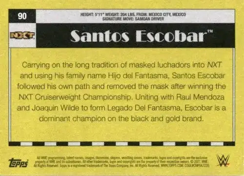 2021 Topps Heritage #90 Santos Escobar NM-MT - Baseball Card Single