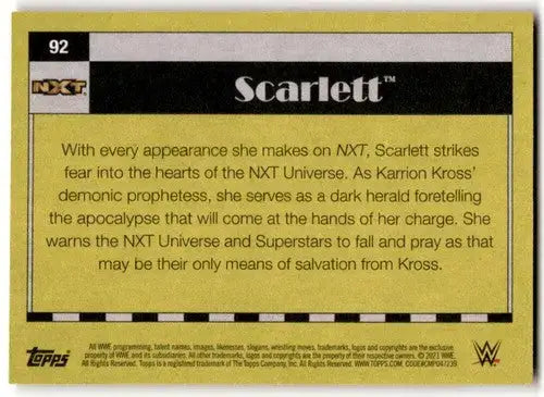 2021 Topps Heritage #92 Scarlett NM-MT - Baseball Card Single