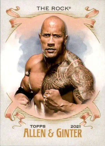 2021 Topps Heritage Allen and Ginter #AG-27 The Rock NM-MT ID:58902 - Baseball Card Single