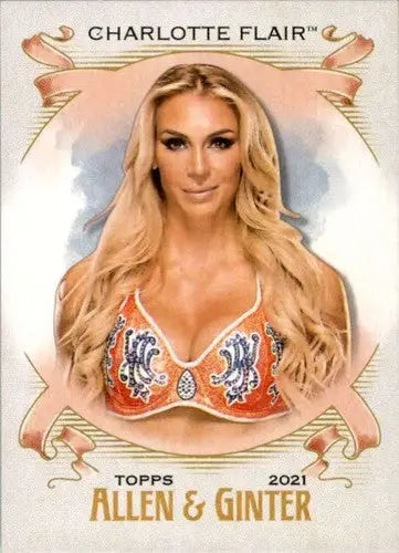 2021 Topps Heritage Allen and Ginter #AG-7 Charlotte Flair NM-MT ID:58882 - Baseball Card Single