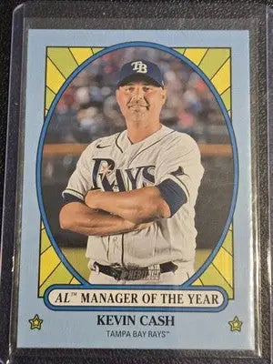 2021 Topps Heritage #AW-6 Kevin Cash Award Winners - Baseball Card Single