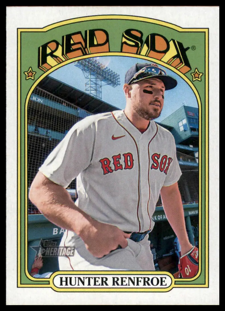 2021 Topps Heritage Hunter Renfroe 578 Boston Red Sox NM