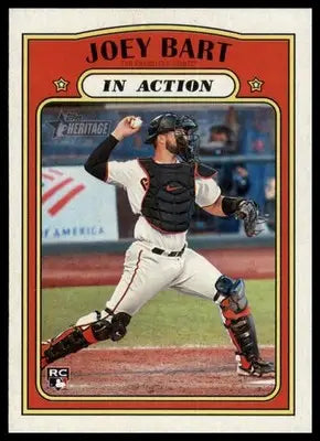2021 Topps Heritage Joey Bart 50 San Francisco Giants NM