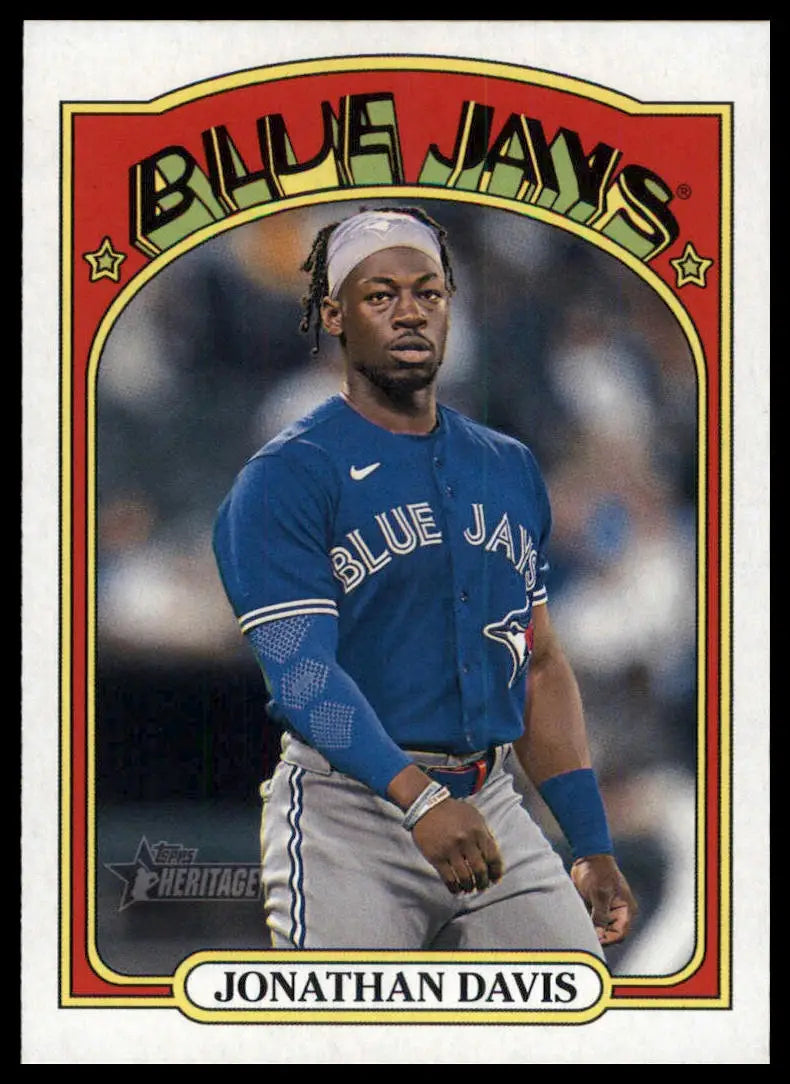 2021 Topps Heritage Jonathan Davis 664 Toronto Blue Jays NM