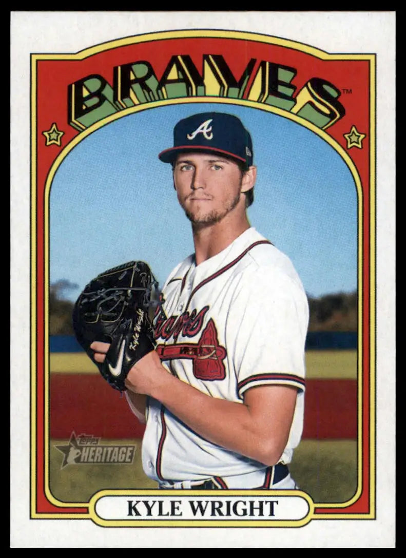 2021 Topps Heritage Kyle Wright 508 Atlanta Braves NM