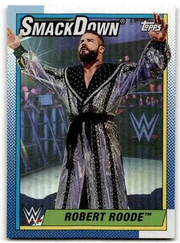 2021 Topps Heritage Rainbow Foil Robert Roode rookie wrestling card