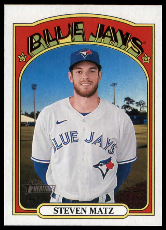 2021 Topps Heritage Steven Matz 604 Toronto Blue Jays NM