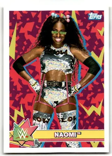 2021 Topps Heritage Superstar Stickers #S-19 Naomi NM-MT - Non-Sports Card Single