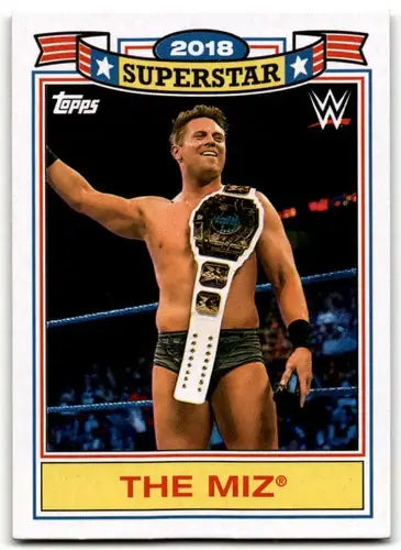 2021 Topps Heritage Superstar Tribute The Miz #TM-18 The Miz and Asuka Dominate - Wrestling Card Single