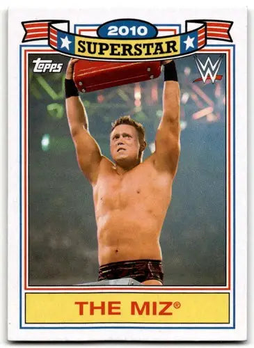 The Miz wrestling card from 2021 Topps Heritage Superstar Tribute featuring original gloss