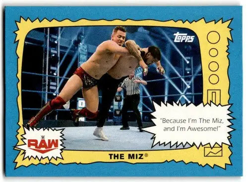 2021 Topps Heritage Superstars Speak #SS-8 The Miz NM-MT - Wrestling Card Single
