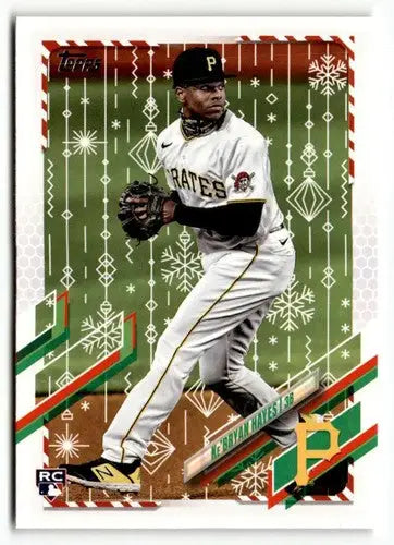 2021 Topps Holiday #HW185 Ke’Bryan Hayes NrMt-Mt Baseball Card - Baseball Card Single