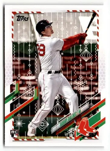 2021 Topps Holiday hw79 Bobby Dalbec baseball card viewed in product ID 50315
