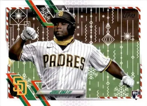 2021 Topps Holiday Mega Box #HW109 Jorge Ona NM-MT RC Rookie Padres - Baseball Card Box