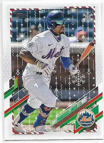 2021 Topps Holiday Mega Box #HW11 Francisco Lindor NM-MT Mets - Baseball Card Box