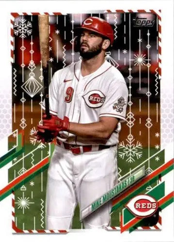 2021 Topps Holiday Mega Box #HW123 Mike Moustakas NM-MT Reds - Baseball Card Single