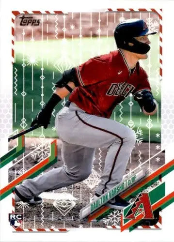 2021 Topps Holiday Mega Box #HW136 Daulton Varsho NM-MT RC Rookie Diamondbacks - Baseball Card Box