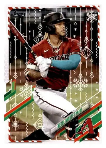 2021 Topps Holiday Mega Box #HW148 Ketel Marte NM-MT Diamondbacks - Baseball Card Box
