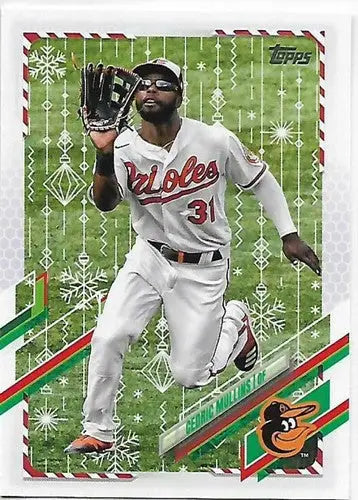 2021 Topps Holiday Mega Box #HW15 Cedric Mullins NM-MT Orioles - Baseball Card Box