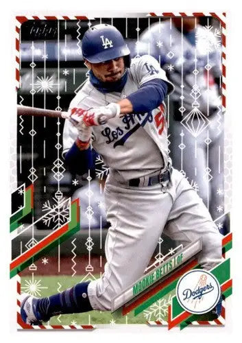2021 Topps Holiday Mega Box #HW150 Mookie Betts NM-MT Dodgers - Baseball Card Box