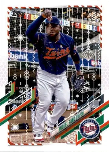 2021 Topps Holiday Mega Box #HW164 Miguel Sano NM-MT Twins - Baseball Card Box