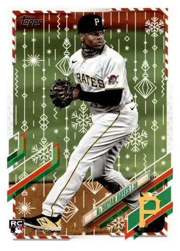 2021 Topps Holiday Mega Box #HW185 Ke’Bryan Hayes NM-MT RC Rookie Pirates - Baseball Card Box