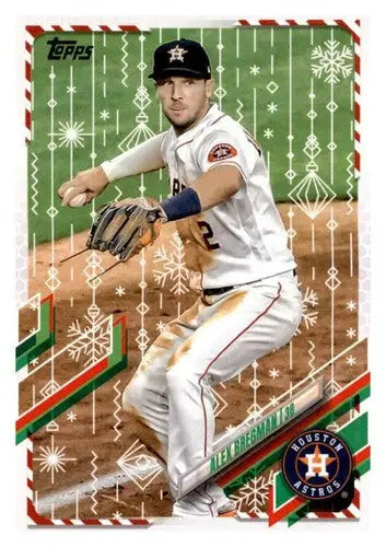 2021 Topps Holiday Mega Box #HW195 Alex Bregman NM-MT Astros - Baseball Card Box
