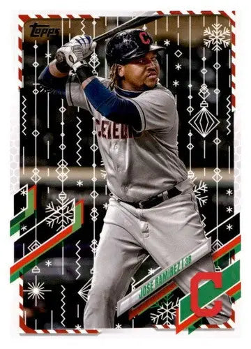 2021 Topps Holiday Mega Box #HW205 Jose Ramirez NM-MT Indians - Baseball Card Box