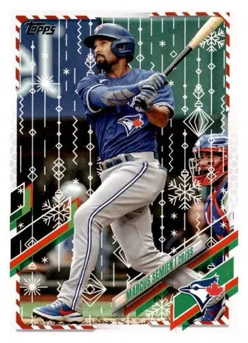 2021 Topps Holiday Mega Box #HW211 Marcus Semien NM-MT Blue Jays - Baseball Card Box
