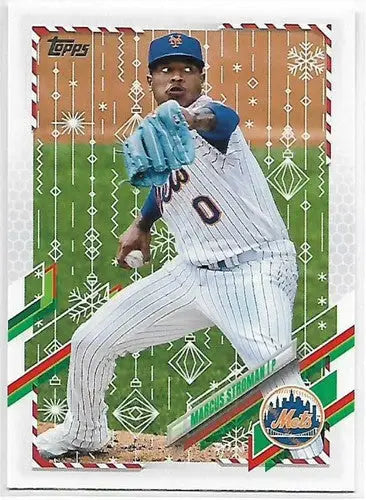2021 Topps Holiday Mega Box #HW30 Marcus Stroman NM-MT Mets - Baseball Card Single