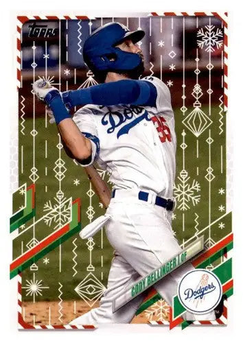 2021 Topps Holiday Mega Box #HW35 Cody Bellinger EX/NM Dodgers - Baseball Card Box