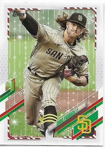 2021 Topps Holiday Mega Box #HW41 Chris Paddack NM-MT Padres - Baseball Card Box