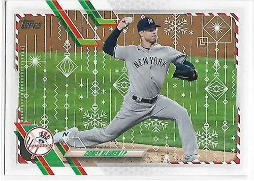 2021 Topps Holiday Mega Box #HW46 Corey Kluber NM-MT Yankees - Baseball Card Box
