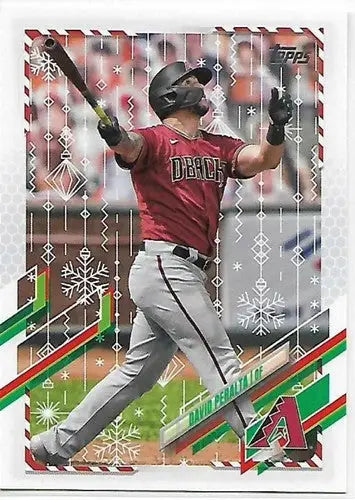 2021 Topps Holiday Mega Box #HW49 David Peralta NM-MT Diamondbacks - Baseball Card Box