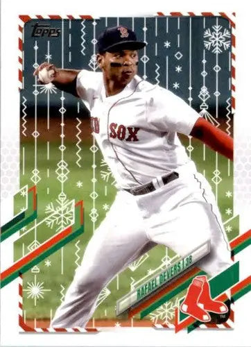 2021 Topps Holiday Mega Box #HW66 Rafael Devers NM-MT Red Sox - Baseball Card Box