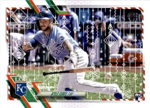 2021 Topps Holiday Mega Box #HW71 Kyle Isbel NM-MT RC Rookie Royals - Baseball Card Box