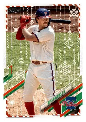 2021 Topps Holiday Mega Box #HW83 Rhys Hoskins NM-MT Phillies - Baseball Card Single