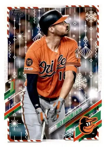 2021 Topps Holiday Mega Box #HW85 Trey Mancini NM-MT Orioles - Baseball Card Box