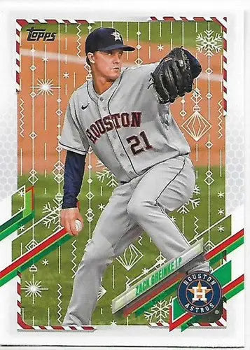 2021 Topps Holiday Mega Box #HW9 Zack Greinke NM-MT Astros - Baseball Card Box