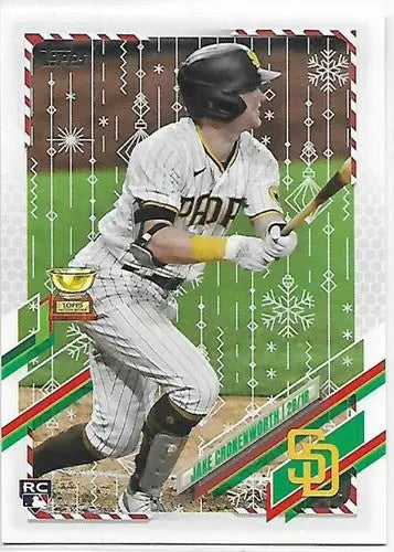 Original gloss 2021 Topps Holiday Jake Cronenworth rookie card in a Mega Box perfect for Simply Sandoval collectors