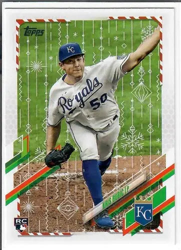 2021 Topps Holiday Mega Box Metallic #HW122 Kris Bubic NM-MT RC Rookie Royals - Baseball Card Box