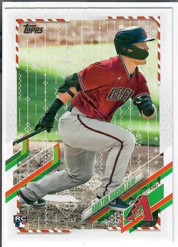 2021 Topps Holiday Mega Box Metallic #HW136 Daulton Varsho NM-MT RC Rookie Diamo - Baseball Card Single