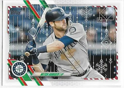 2021 Topps Holiday Mega Box Metallic #HW54 Mitch Haniger NM-MT Mariners - Baseball Card Box