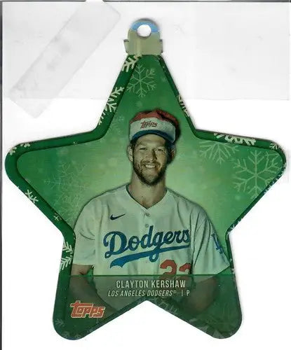2021 Topps Holiday Mega Box Oversized MLB Star Ornament Die-Cut #WHO-CK Clayton - Baseball Card Single