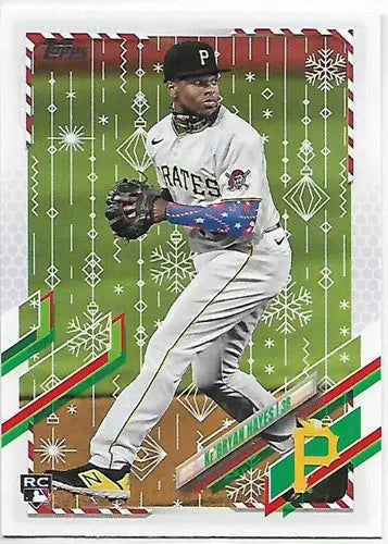 2021 Topps Holiday Mega Box Rare Short Print Variations #HW185 Ke’Bryan Hayes NM - Baseball Card Single