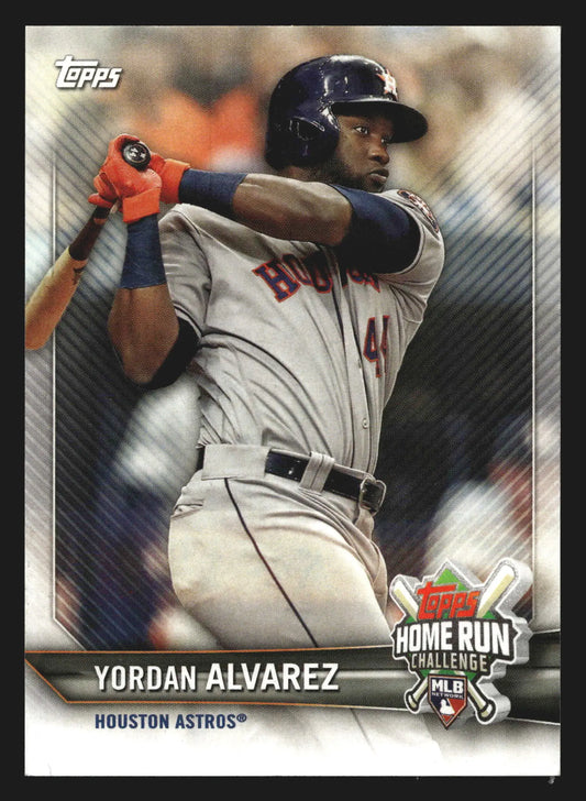 2021 Topps Home Run Challenge #HRC-11 Yordan Alvarez Astros - Baseball Card Single