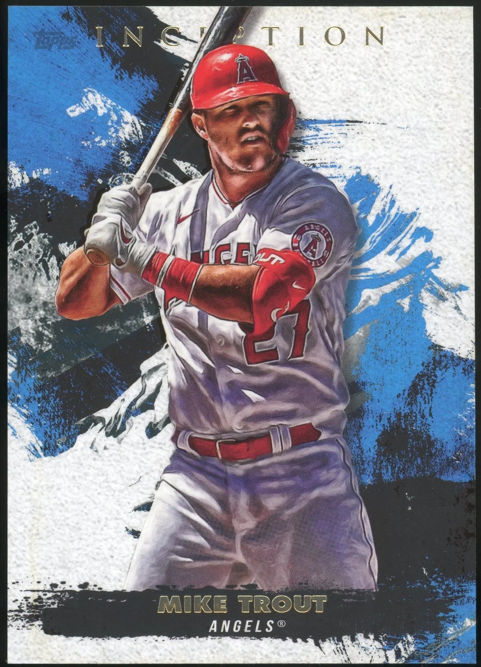 2021 Topps Inception Mike Trout #60 Los Angeles Angels - Baseball Card Single